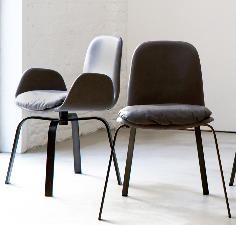 Sengfelder More - Armlehnstuhl Pec (mit drehbarem Gestell 