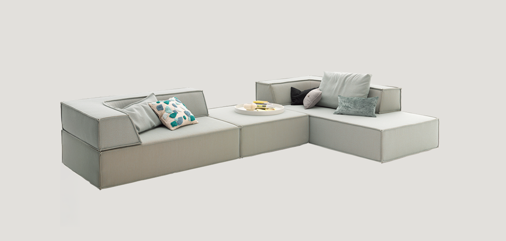 Sengfelder COR - Sofa Trio mit Schlafsofa