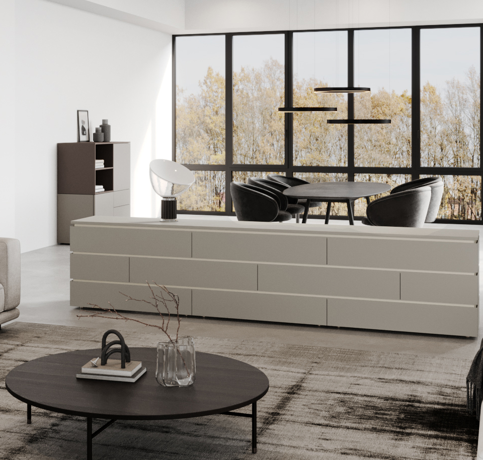 Sengfelder Interlübke - Highboard Cube Bold