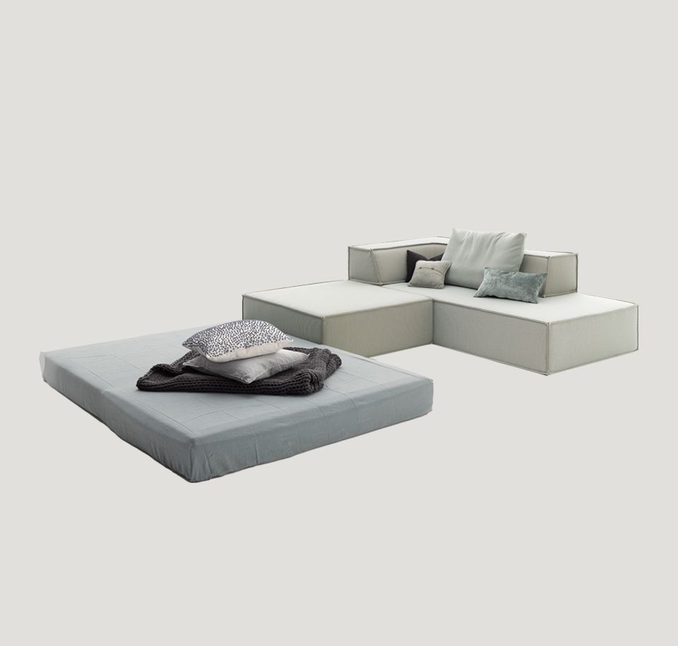 Sengfelder COR - Sofa Trio mit Schlafsofa