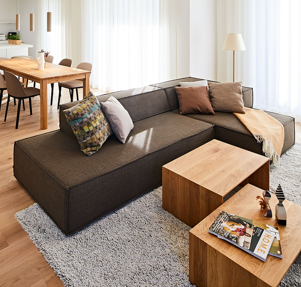 Sengfelder COR - Sofa Trio mit Schlafsofa