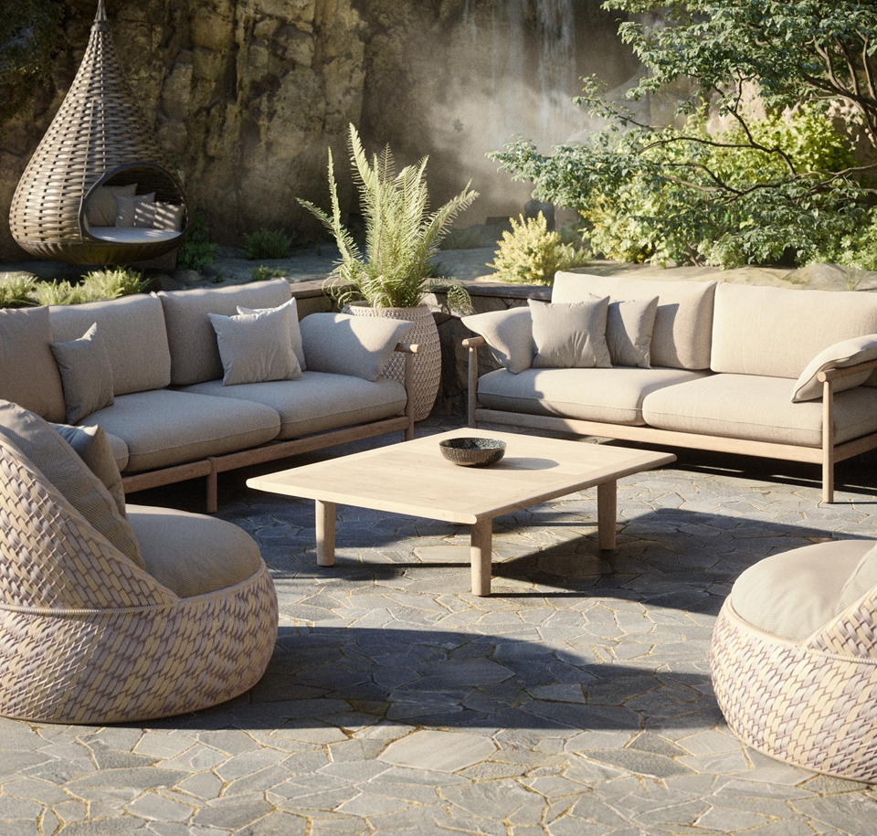 Sengfelder Dedon - Outdoor-Tisch Tibbo