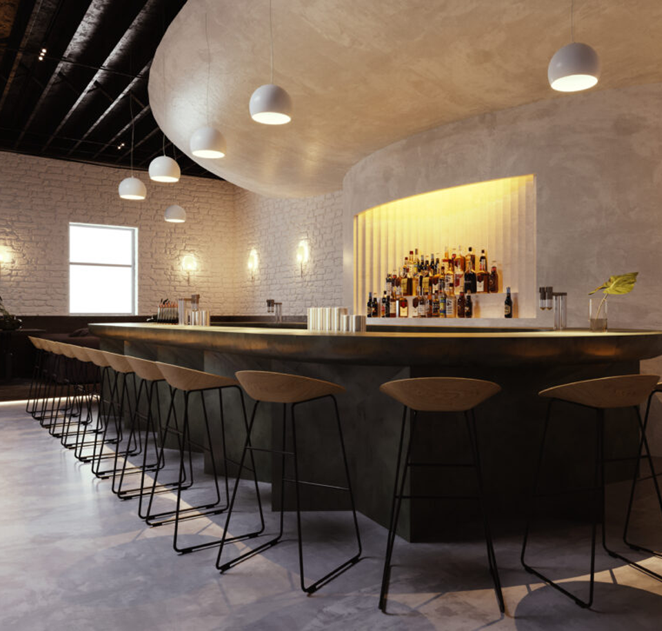 Sengfelder Mobimex - Barhocker Muse m. Holzgestell