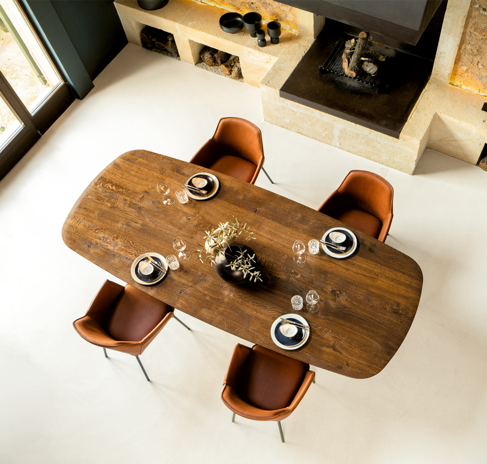 Sengfelder Janua - Tisch BC07 Basket bootsform [Holz]